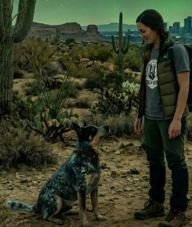 House of Hounds Dog & Crescent Moon Logo Tee | Comfort Colors 1717 Unisex Garment-Dyed T-Shirt