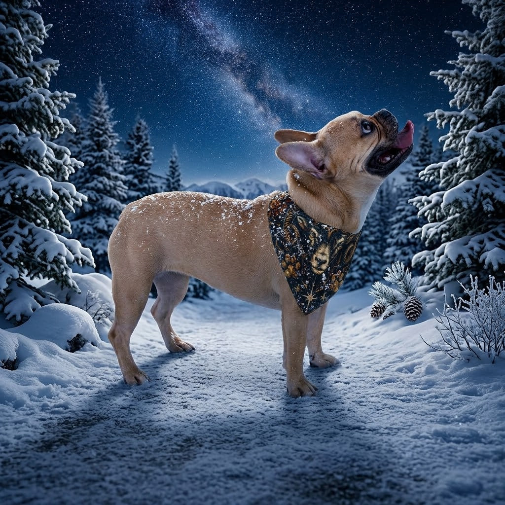 Aries Zodiac Dog Bandana, Cosmic Pet Bandana, 2 Sizes | House of Hounds