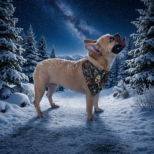 Aries Zodiac Dog Bandana, Cosmic Pet Bandana, 2 Sizes | House of Hounds